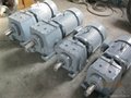 ISO9001:2000 flange mounted hardened involute helical R gearbox reducer 4
