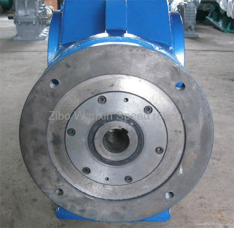 B5, B14 flange installation WK series helical bevel speed reducer 3