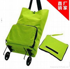 promotional trolley shopping bag wheel