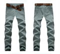 Wholesale new style men chino pants slimming fit 2