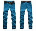 Wholesale new style men chino pants slimming fit 3