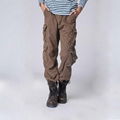 wholesale military style mens cheap khaki baggy cargo pants 1