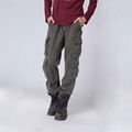 wholesale military style mens cheap khaki baggy cargo pants 4