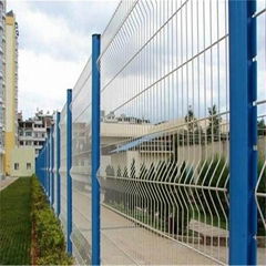 Peach post security fence/Welded wire mesh fence(factory)