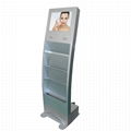 15 inch indoor floor-standing with magazine rack digital signage 1