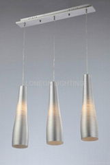 glass  pendant lamps LYD-6303-3 silver