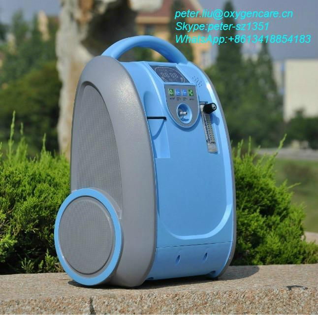 Car use 5LPM 5.4KG Portable oxygen concentrator Therapy device COPD care 2