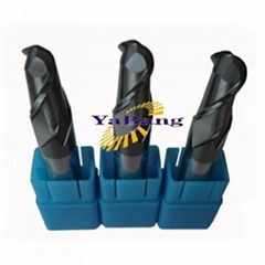 Carbide Ball Nose End Mills with 2 Flute Standard