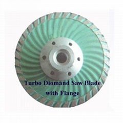 Turbo Diamond Saw Blade With Flange