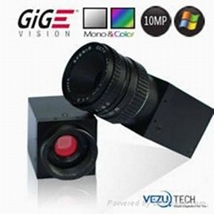 10MP Gigabit Ethernet (GigE) Industrial Camera for Machine Vision