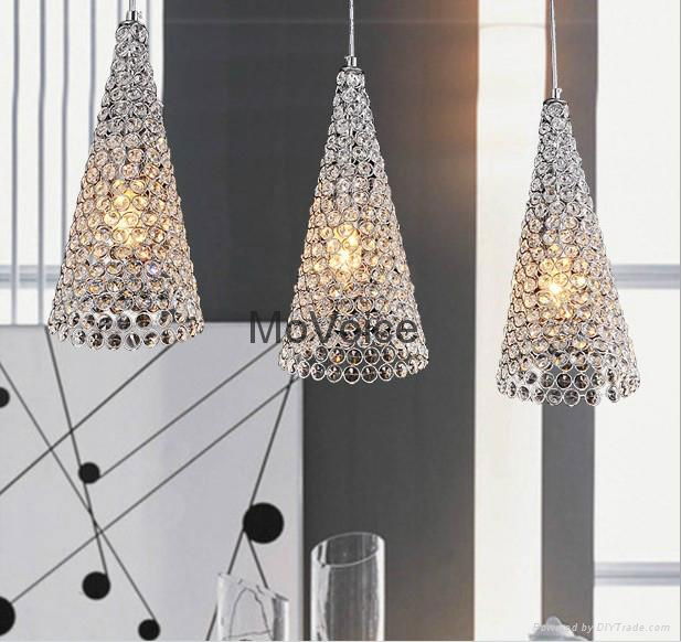 Modern Crystal Ceiling Lamps E14 