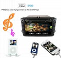 Hot 8 inch vw double din dvd gps player vw tiguan dvd 2 Din Con GPS steering whe 3