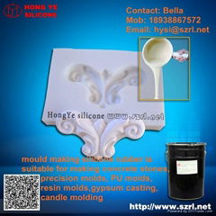 Platinum molding silicone rubber for