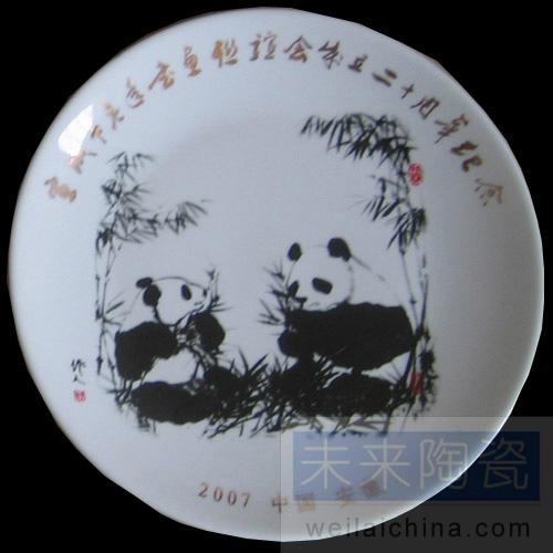 手工景德镇青花陶瓷大盘 3
