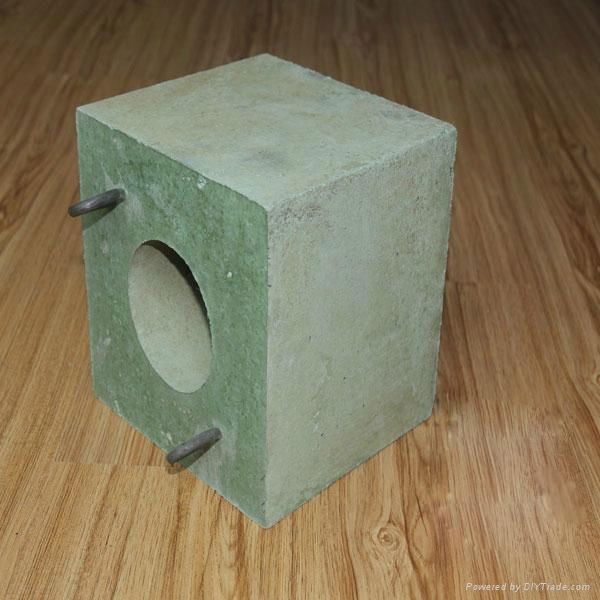 Ladle Permeable Well Block of chrome 