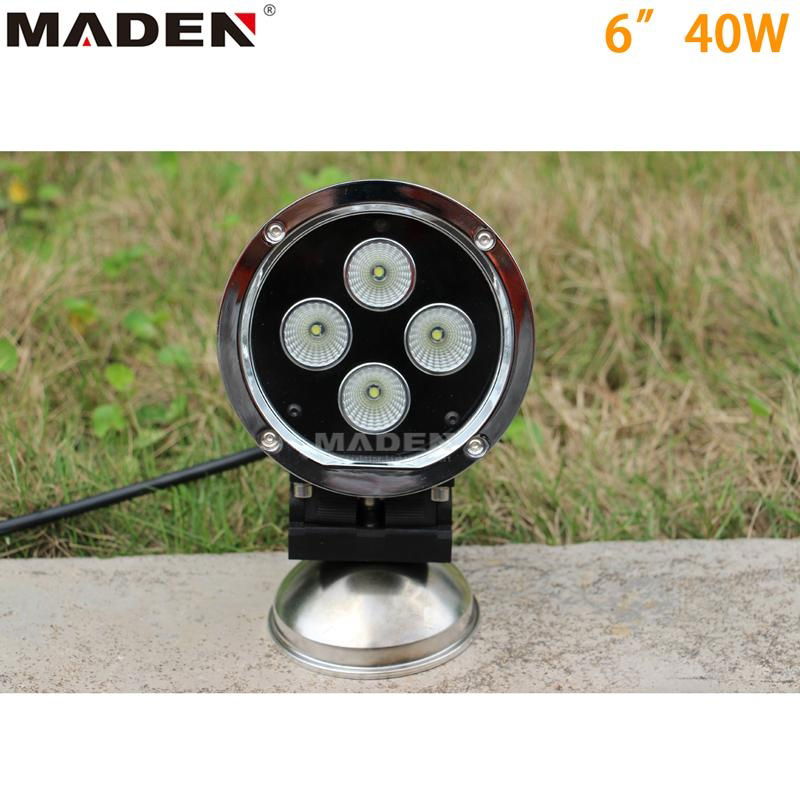 New arrival! 6" 40W led work lights MD-6400