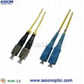 High quality single mode duplex FC to SC fiber optic patch cord  1