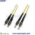 High quality single mode duplex FC to SC fiber optic patch cord  3