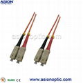 High quality single mode duplex FC to SC fiber optic patch cord  4