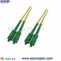 High quality single mode duplex FC to SC fiber optic patch cord  5