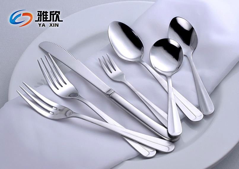 elegant designed stainless steel dinner set 