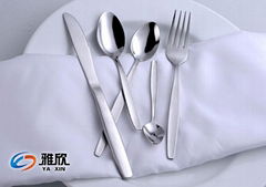 restaurant stainless steel dinnerware set