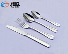 simple and classic designed stainless steel tableware