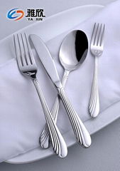 delicate stainless steel flatware 