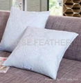 Down feather cushion