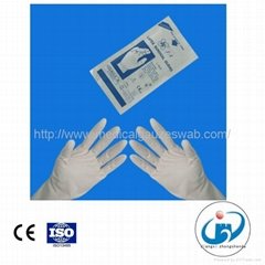 medical disposable sterile surgical lates gloves