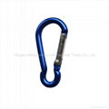 High quality new design aluminum snap carabiner