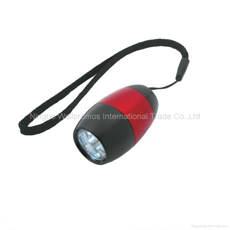 6 led mini promotional flashlight with 2*CR2032 bateery 2