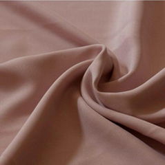 50D*70D polyester false twist stretch satin weave fabric