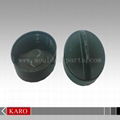 Eco-friendly custom round plastic cover for plastic parts