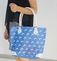 Summer Beach blue Tote Bag 5