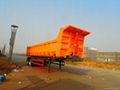 Low bed semi trailer (3axles) transport vehicles,heavy duty optional 4