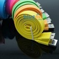 Noodle Flat USB 3.0  Data Charging Cable For Samsung Note 3 2