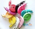 Noodle Flat USB 3.0  Data Charging Cable For Samsung Note 3 5