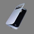 Power case S view cover with wakeup/sleep function   for Samsung Galaxy S4  3200 2