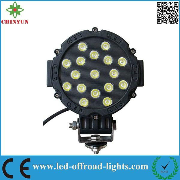 7 inch 51W Epistar Off road LED work lamp Working light led work lights  3