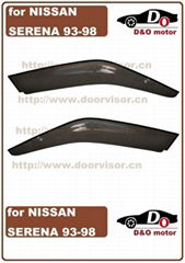 for NISSAN SERENA 1993-1998 window visor