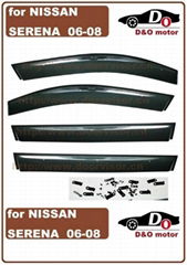 for NISSAN SERENA 06-08 rain visor