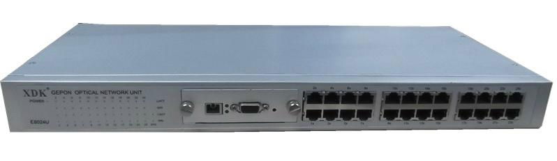 1 PON ports (1.25G)  of 16 10/100M port