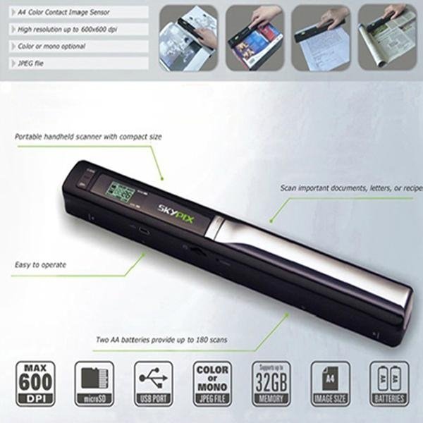portable hanheld scanner with compact size