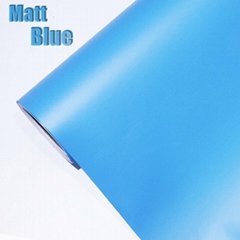 1.52*30m Matt Sky Blue Color Changing Car Wrapping Vinyl Sticker Air Bubble Free
