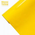 High quality Yellow 1.52*30m Glossy Color Changing Vinyl Film