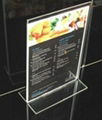 Billboard,acrylic menu stand, table card