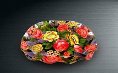 Acrylic plastic fruit plate,ktv