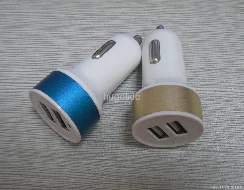 double USB Car Charger 2.1A  2