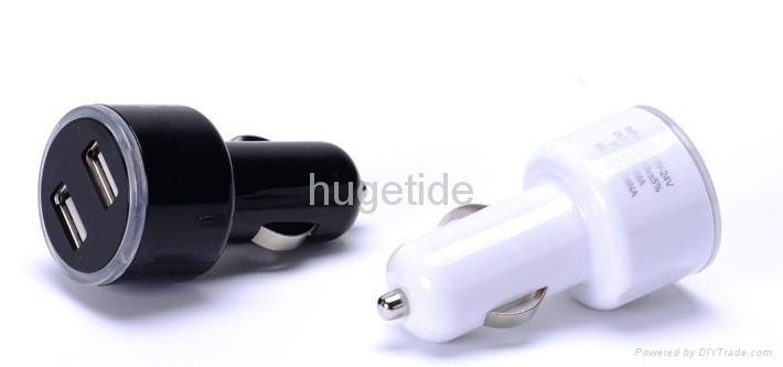 2.1A Dual USB Car Charger for iPhone/iPad 